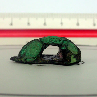 Funaki Archeological Site artifact: Fragment of a Chinese mirror